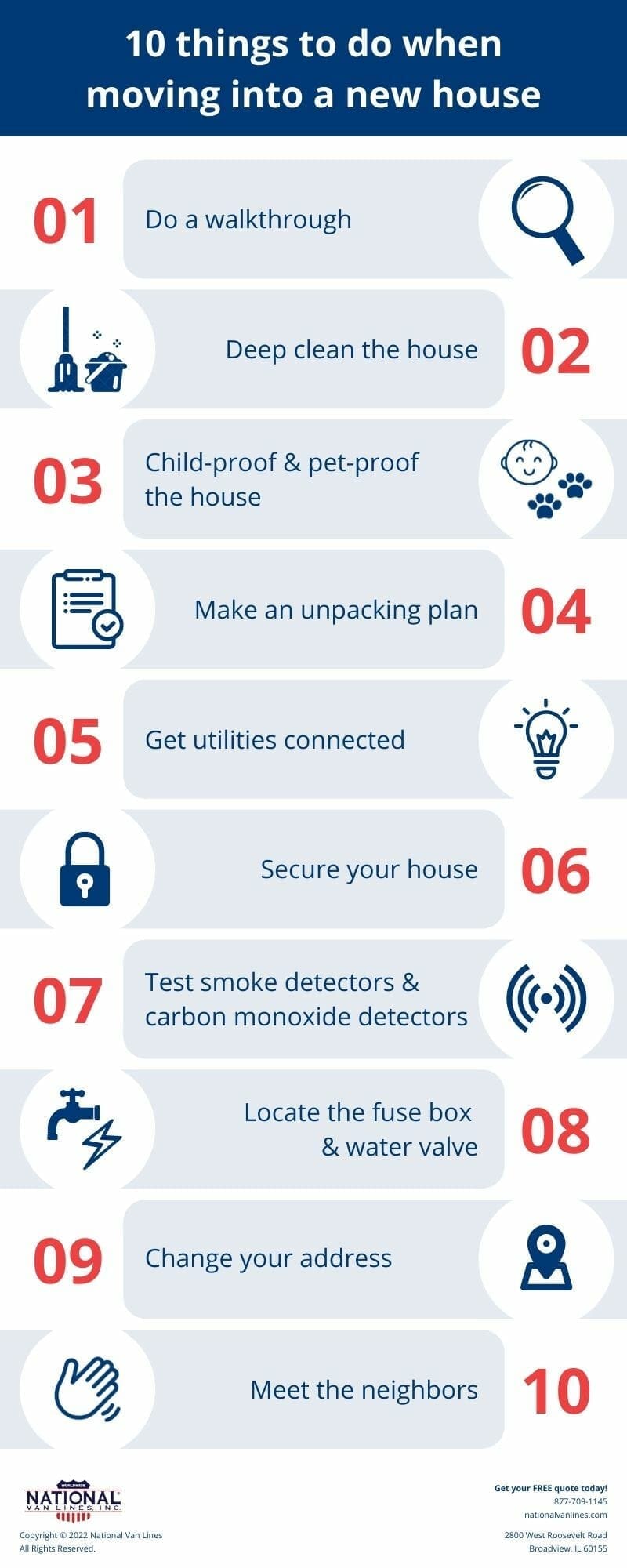 10 things to do when moving into a new house - National Van Lines