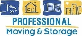 professional moving and storage logo